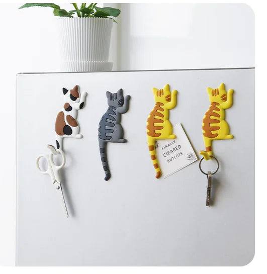 KITSHEZA Cat Tail Refrigerator Magnet Hook - Strong Magnet Hook